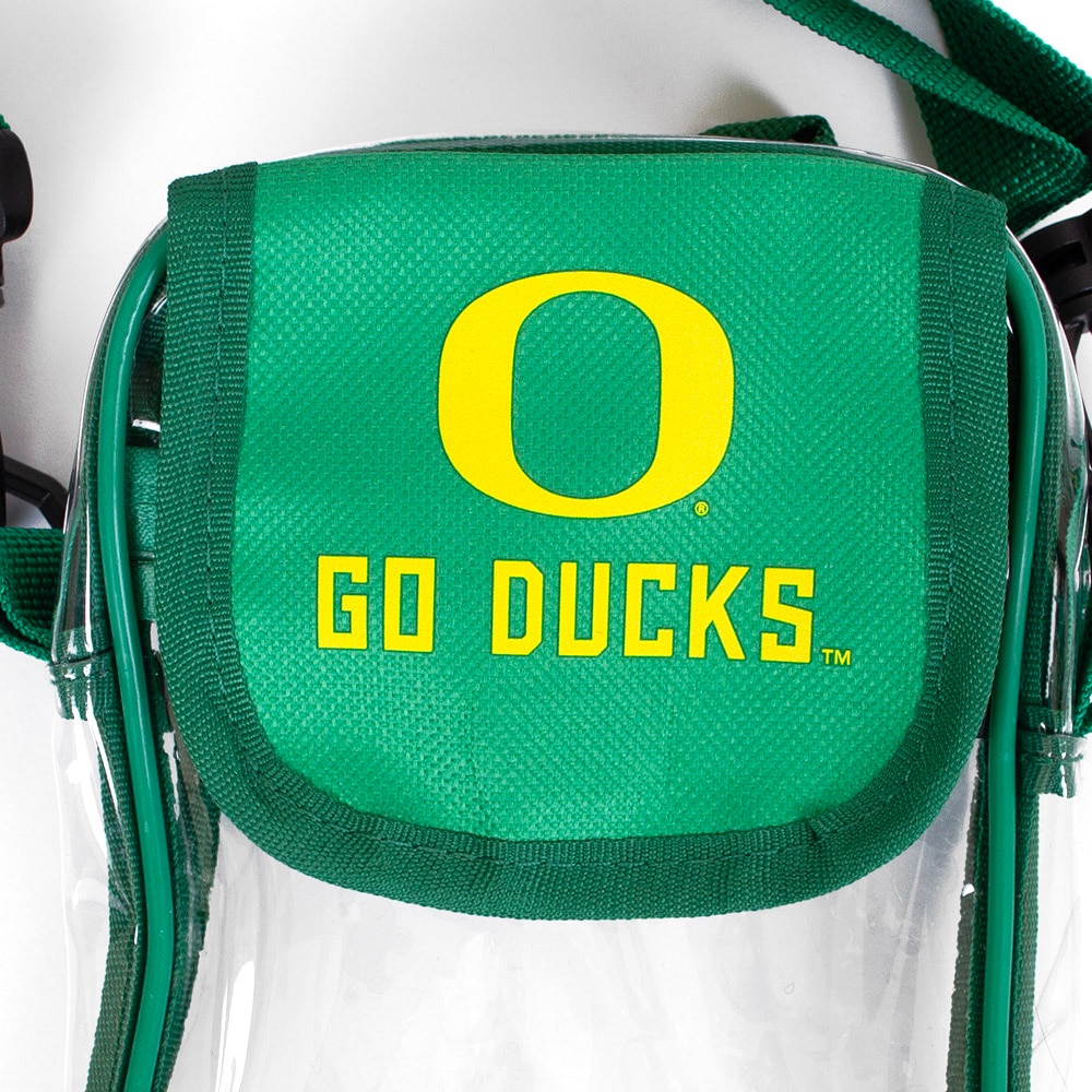 Classic Oregon O, Storm Duds, Green, Messenger, Accessories, Unisex, Football, Clear, Small, Cross Body, 2 compartment, Bag, 941283